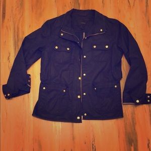 JCREW navy utility jacket